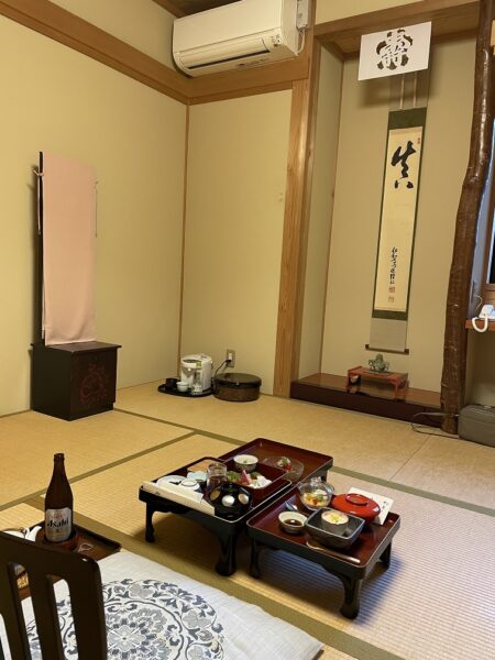 高野山の宿坊での部屋食
